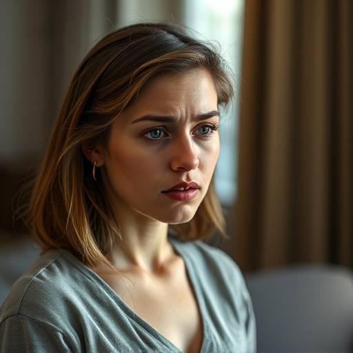 Actrice se préparant pour une audition