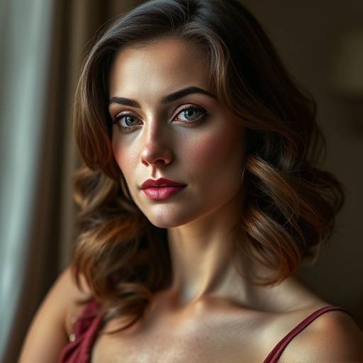 Portrait d'Élise Beaumont, actrice et directrice de l'Académie.