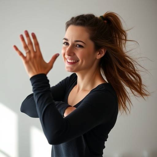 Portrait de Chantal Gauthier, spécialiste du mouvement et de l'expression corporelle.