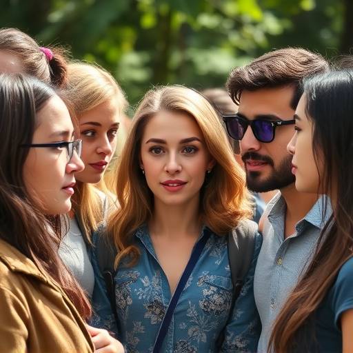 Un groupe diversifié de personnes posant des questions avec des expressions curieuses.